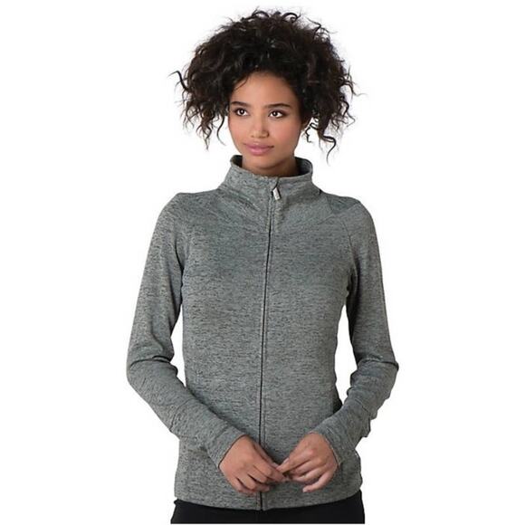 Toad&co Jacket Womens Small Heather Gray Intermezzo Full Zip Athletic Camp Trek - Picture 1 of 9